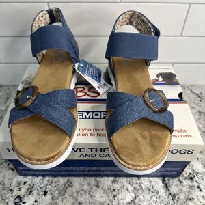 Skechers Women's Ankle Strap Sandal‎ 9 Dessert Kiss-Hi Navy NIB